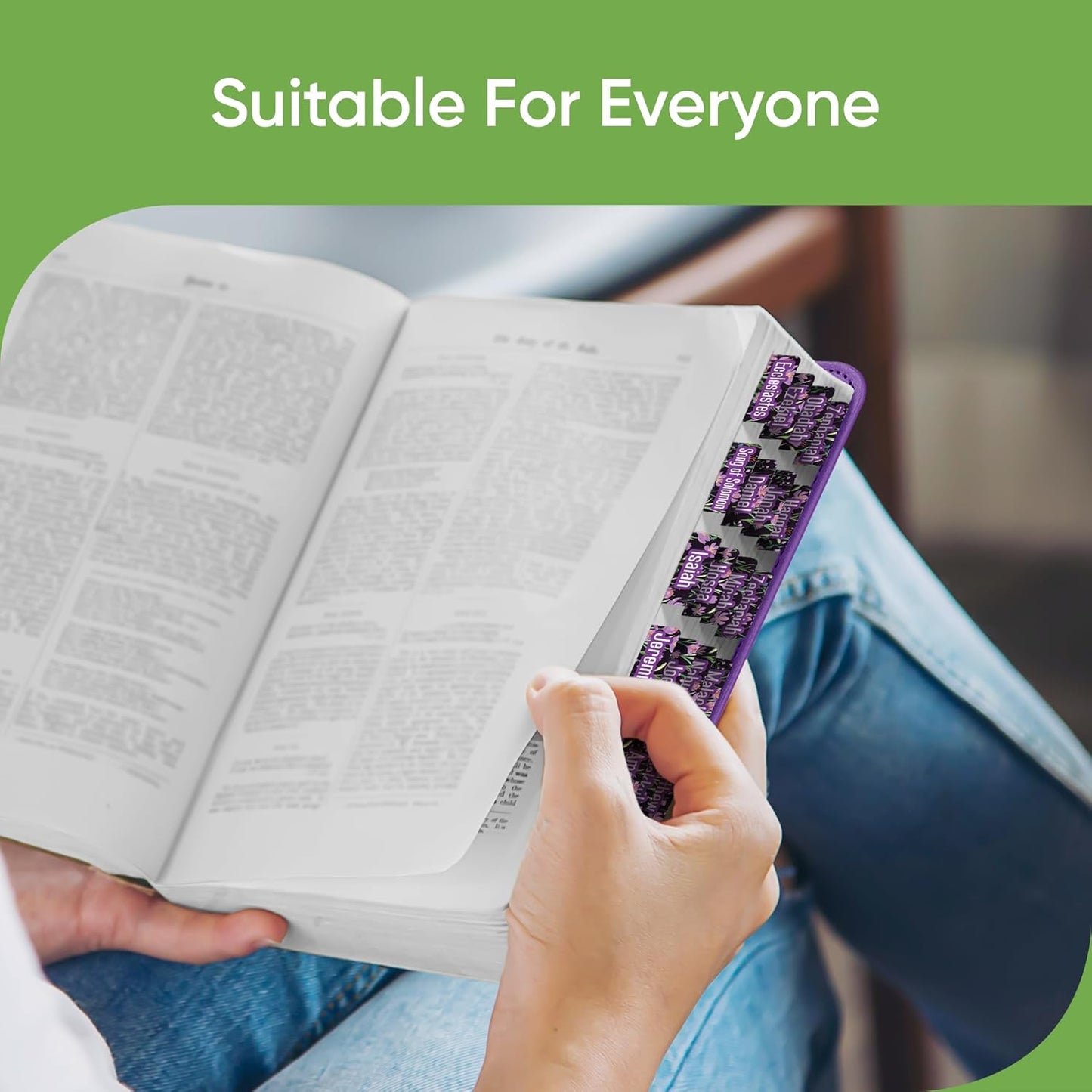 Tab & Verse – Purple Crocuses Flower Bible Tabs