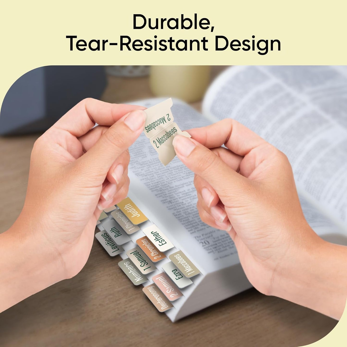 Tab & Verse – Catholic Boho Solid Color Bible Tabs