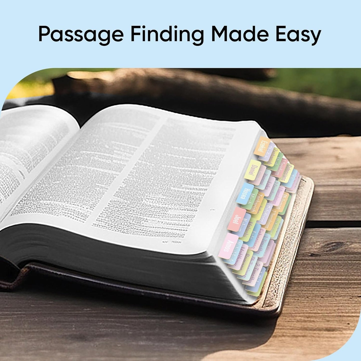 Tab & Verse – Pastels Solid Color Bible Tabs
