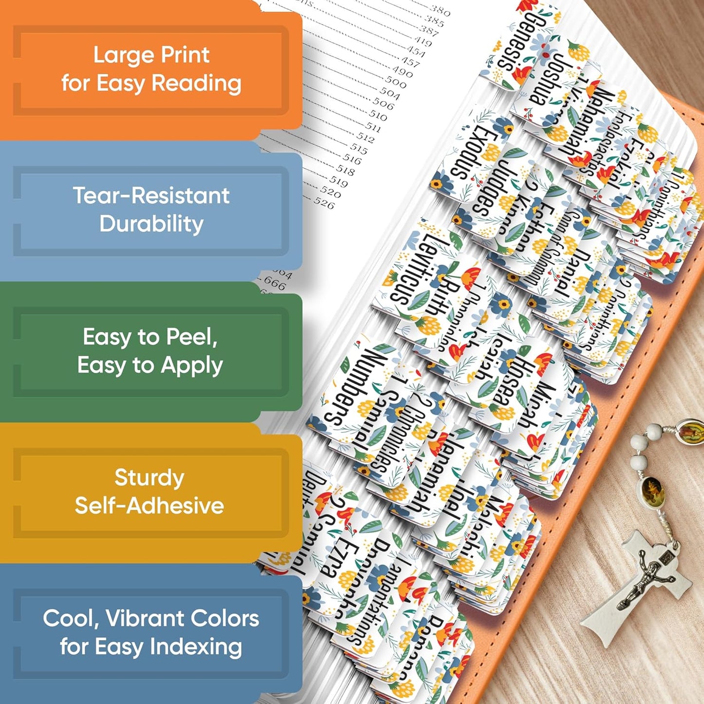 Tab & Verse – Bold Blooms Flower Bible Tabs