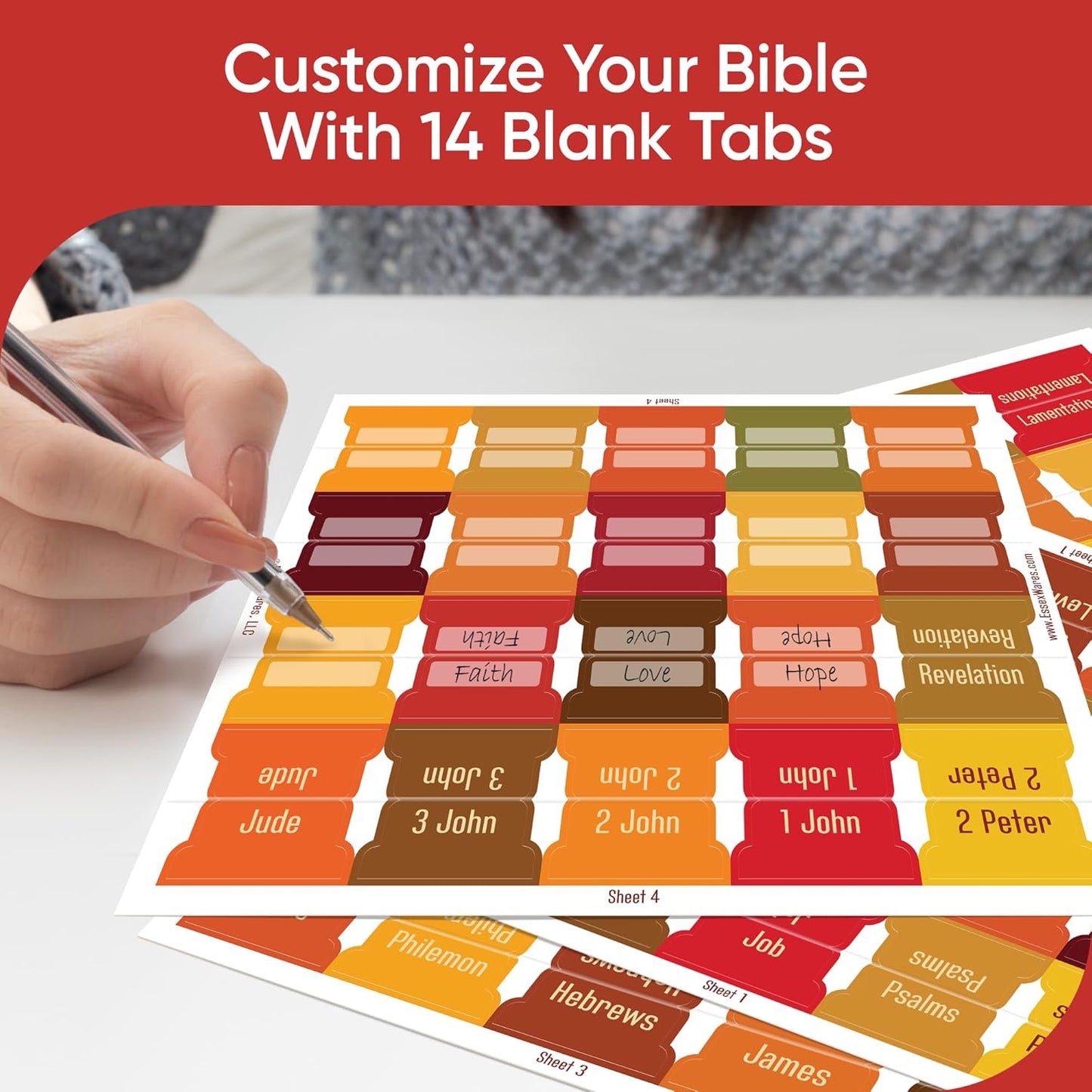 Tab & Verse – Fall Solid Color Bible Tabs