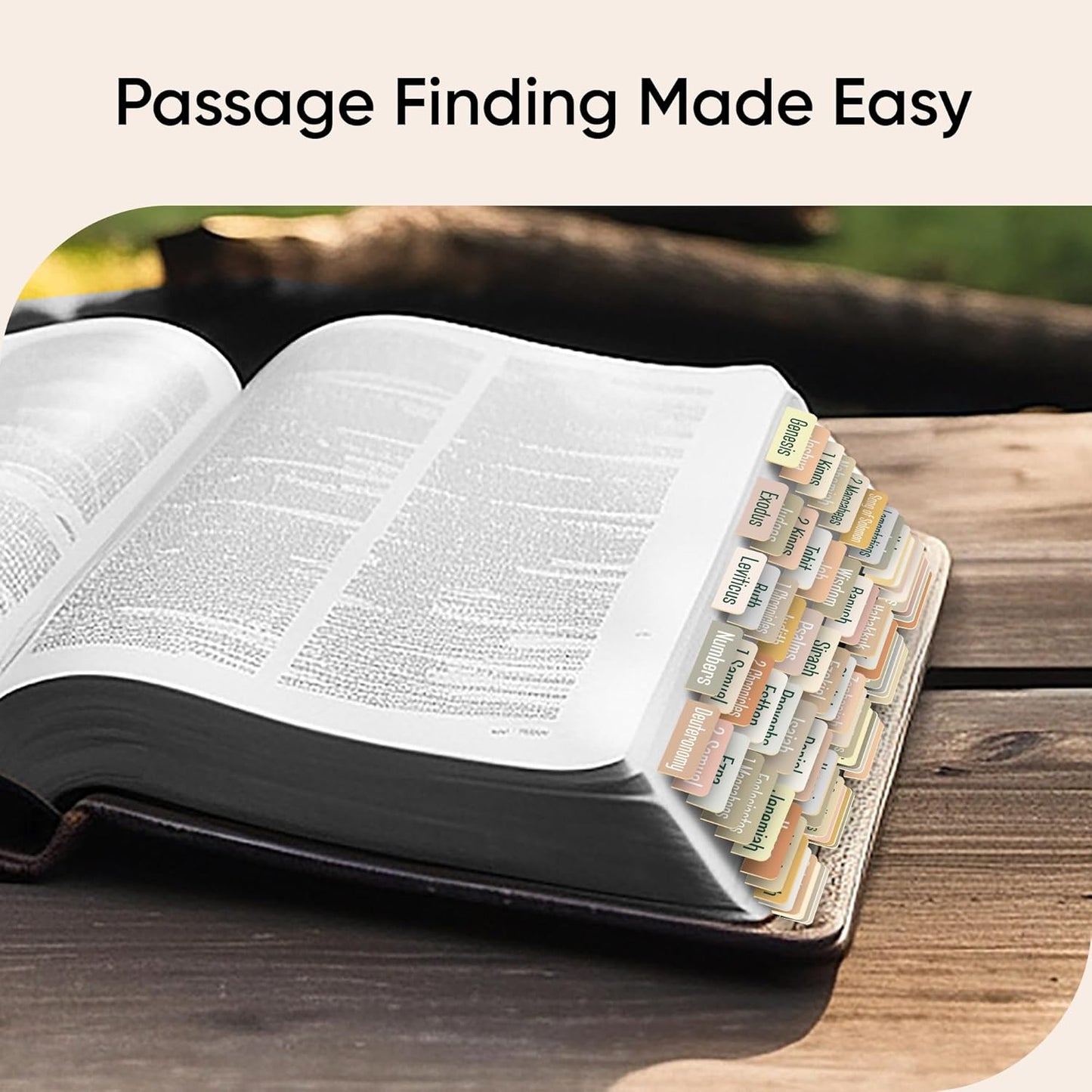 Tab & Verse – Catholic Boho Solid Color Bible Tabs