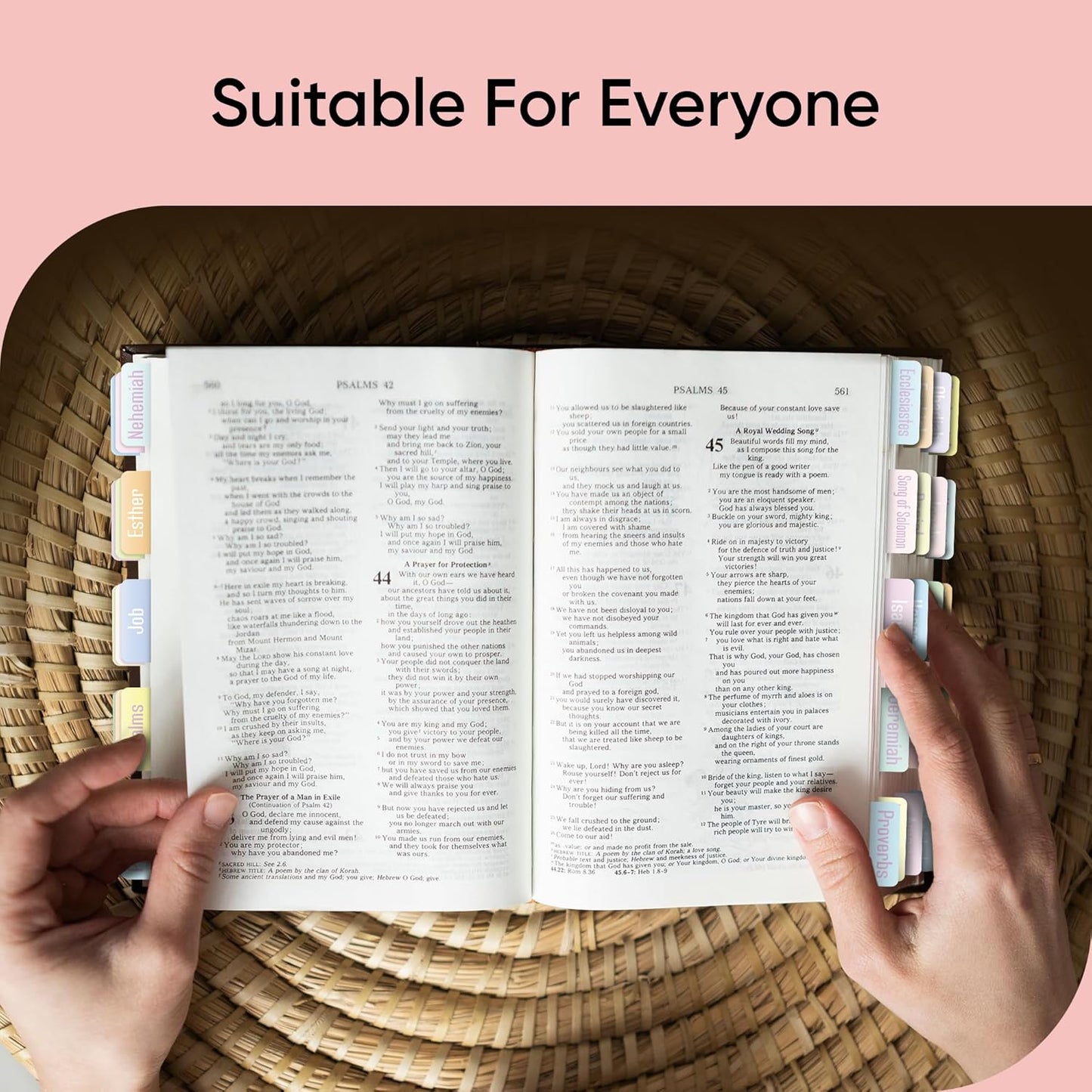 Tab & Verse – Pastels Solid Color Bible Tabs