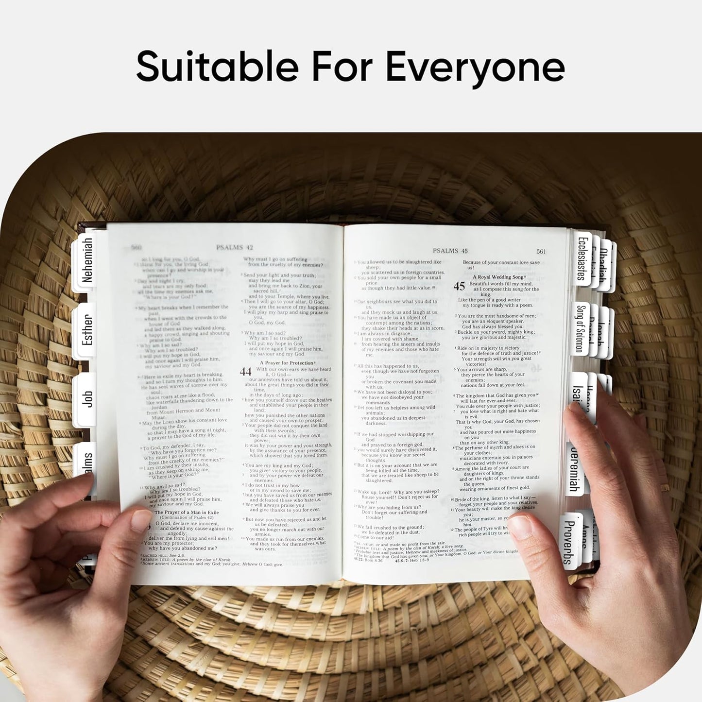Tab & Verse – White Solid Color Bible Tabs