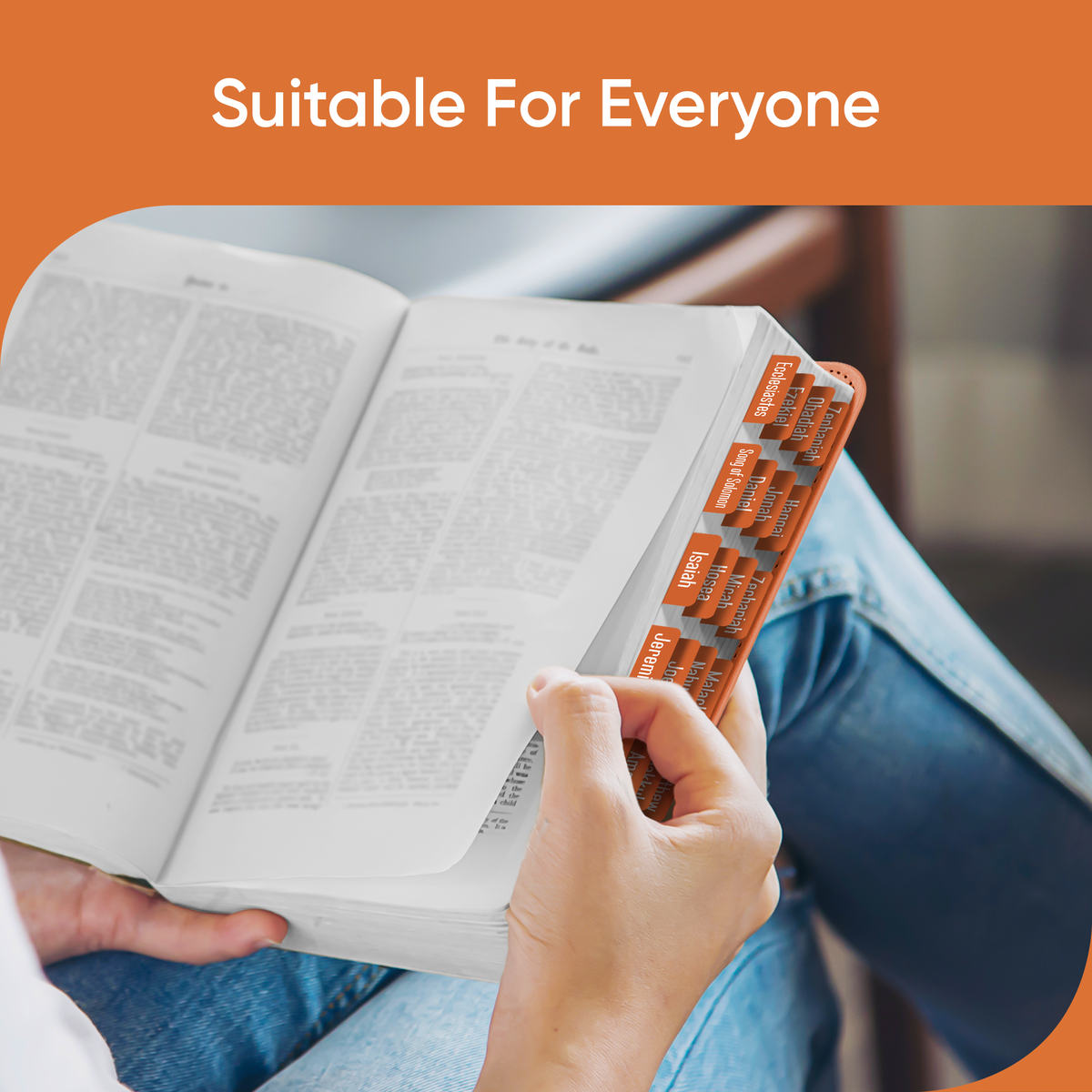 Tab & Verse – Burnt Orange Monochrome Bible Tabs