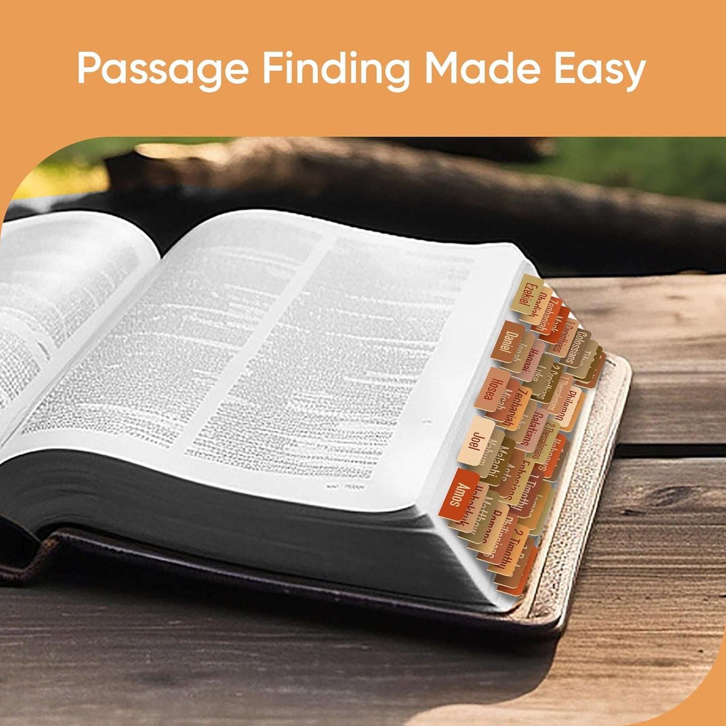 Tab & Verse – Terracotta Solid Color Bible Tabs