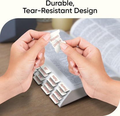 Tab & Verse – Ivory Solid Color Bible Tabs