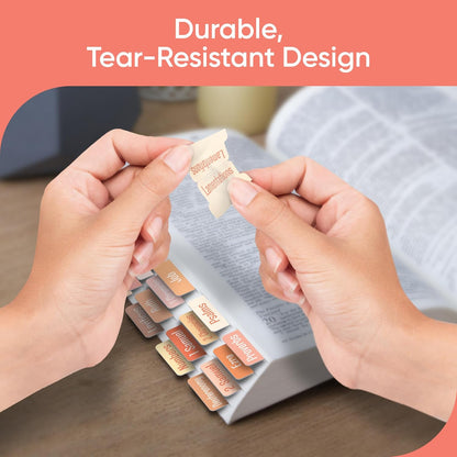 Tab & Verse – Peaches & Cream Solid Color Bible Tabs