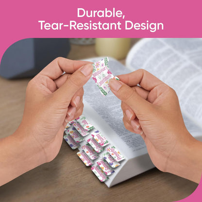 Tab & Verse – Spring Pink Flowers Bible Tabs