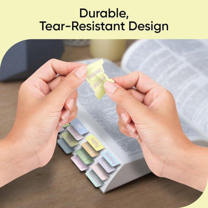Tab & Verse – Pastels Solid Color Bible Tabs