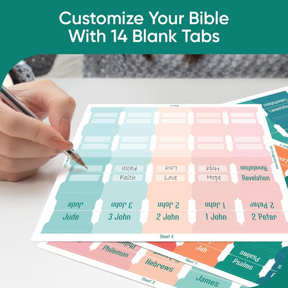 Tab & Verse – Summer Solid Color Bible Tabs