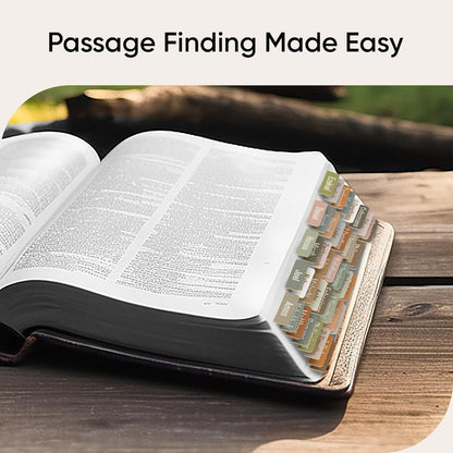 Tab & Verse – Earthy Solid Color Bible Tabs