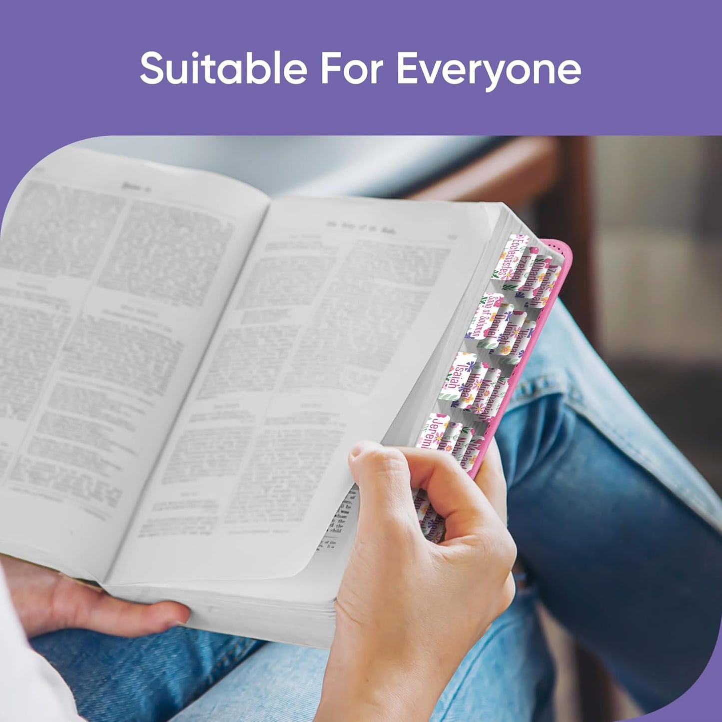 Tab & Verse – Spring Pink Flowers Bible Tabs
