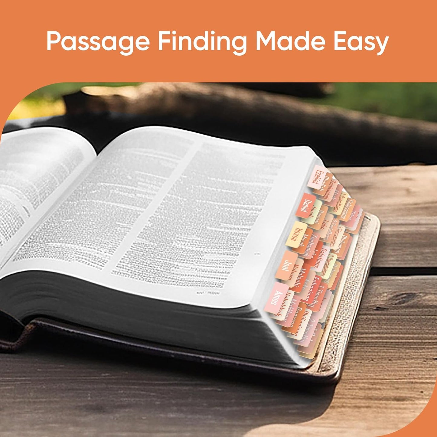 Tab & Verse – Peaches & Cream Solid Color Bible Tabs