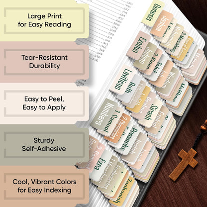 Tab & Verse – Catholic Boho Solid Color Bible Tabs