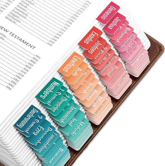 Tab & Verse – Summer Solid Color Bible Tabs