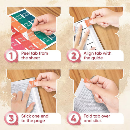 Tab & Verse – Summer Solid Color Bible Tabs