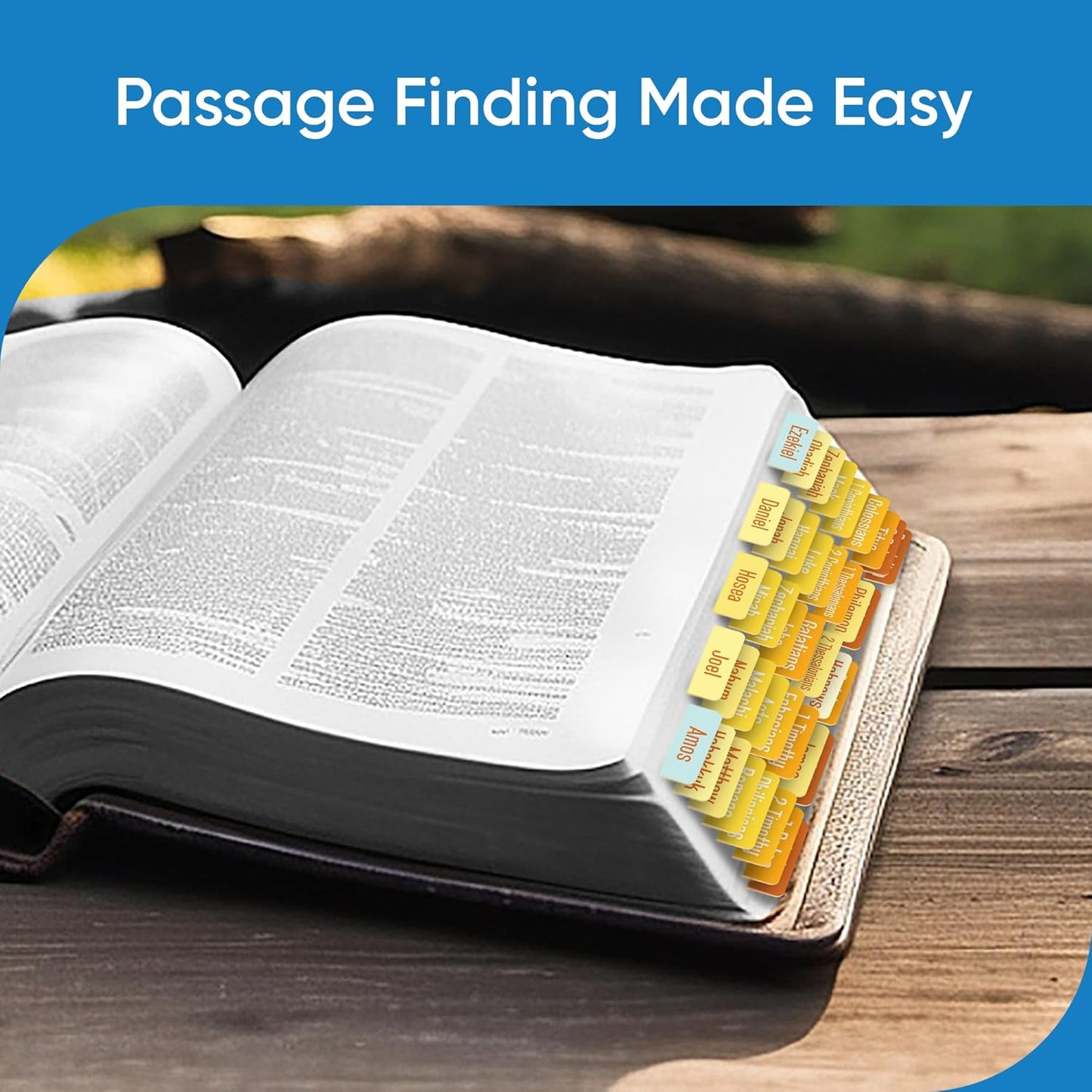 Tab & Verse – Sunrise Solid Color Bible Tabs