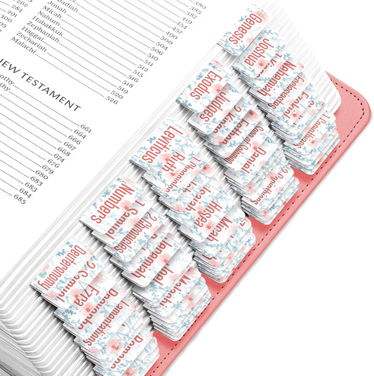 Tab & Verse – Rosy Pink Flowers Bible Tabs