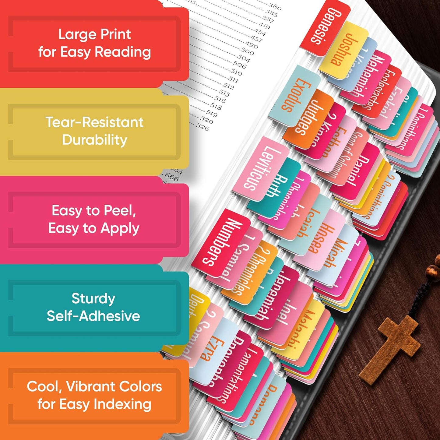Tab & Verse – Spring Solid Color Bible Tabs