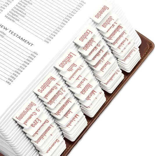 Tab & Verse – Ivory Solid Color Bible Tabs