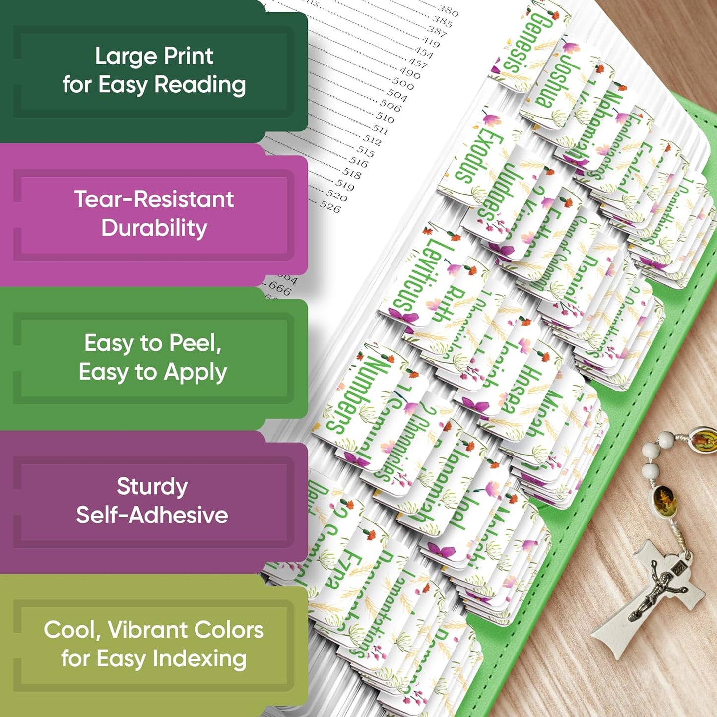 Tab & Verse – Vibrant Wildflowers Flower Bible Tabs
