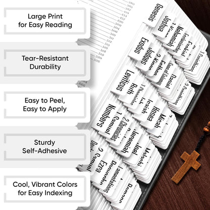 Tab & Verse – White Solid Color Bible Tabs