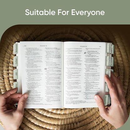 Tab & Verse – Sage Green Solid Color Bible Tabs