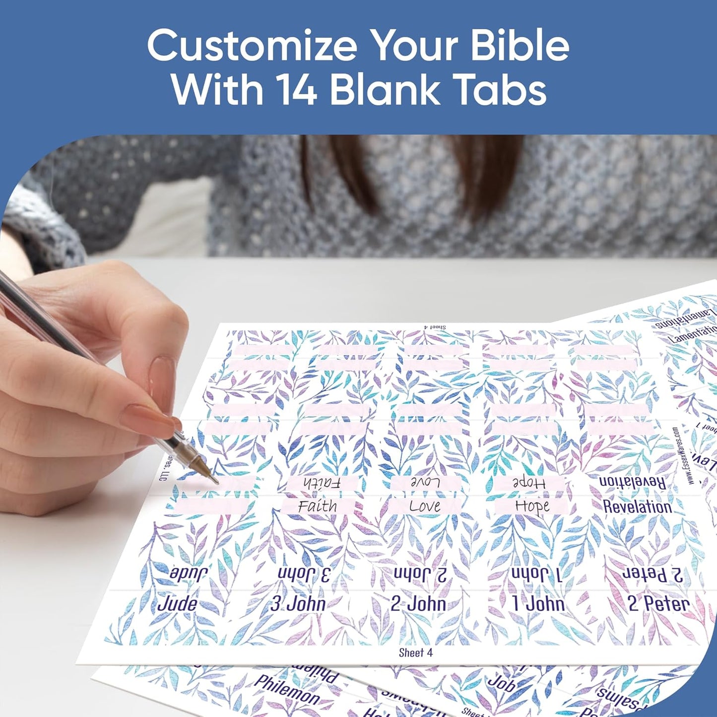 Tab & Verse – Tie-Dye Leaves Bible Tabs
