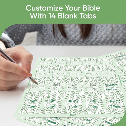 Tab & Verse – Light Green Branches Bible Tabs