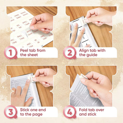 Tab & Verse – Ivory Solid Color Bible Tabs