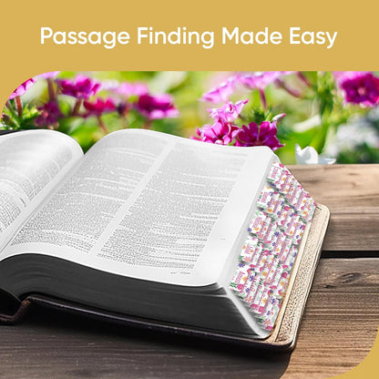 Tab & Verse – Spring Pink Flowers Bible Tabs