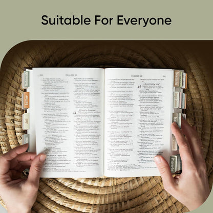 Tab & Verse – Earthy Solid Color Bible Tabs