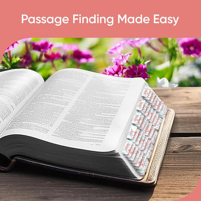 Tab & Verse – Rosy Pink Flowers Bible Tabs