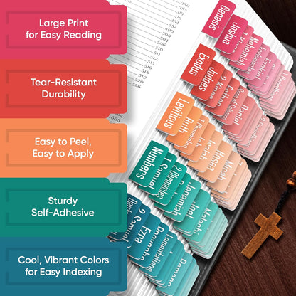 Tab & Verse – Summer Solid Color Bible Tabs