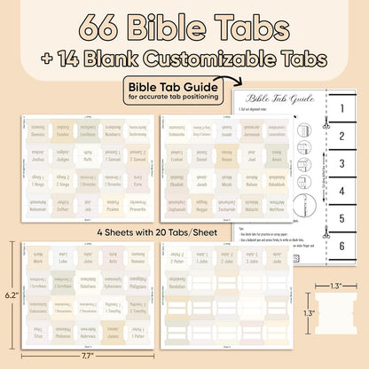 Tab & Verse – Porcelain Solid Color Bible Tabs
