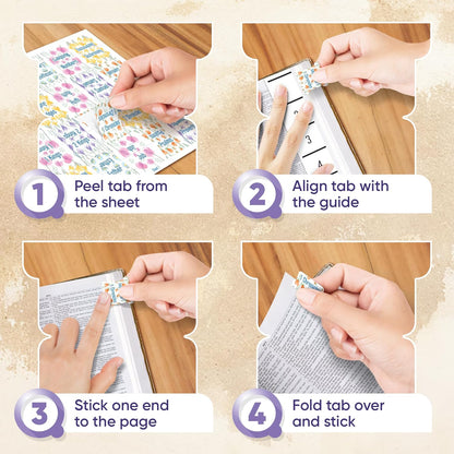 Tab & Verse – Pastel Petals Flower Bible Tabs