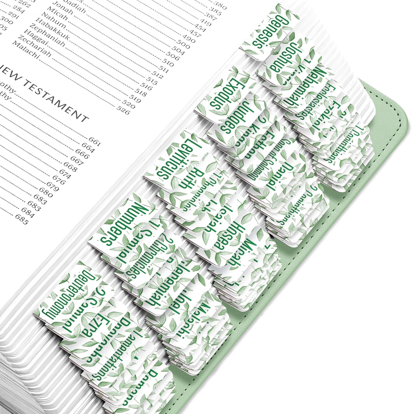 Tab & Verse – Light Green Branches Bible Tabs