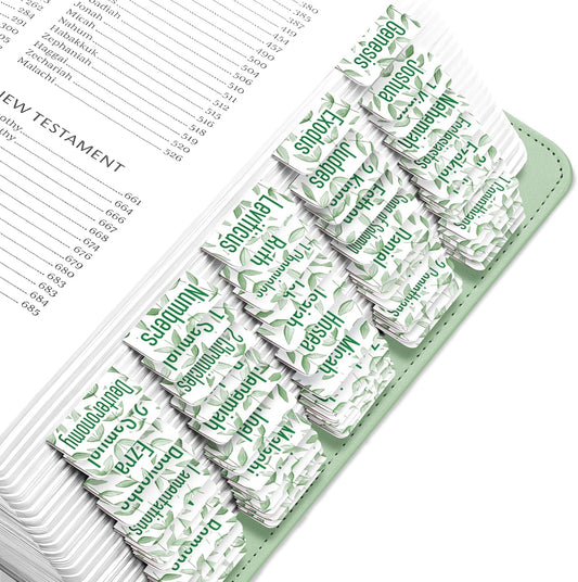Tab & Verse – Light Green Branches Bible Tabs