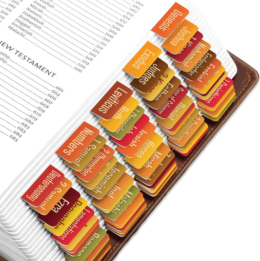 Tab & Verse – Fall Solid Color Bible Tabs