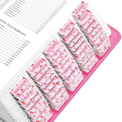 Tab & Verse – Candy Pink Leaves Bible Tabs