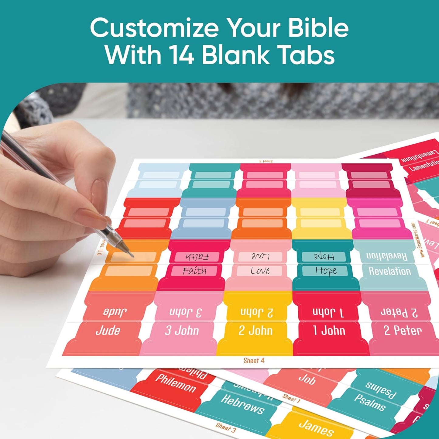 Tab & Verse – Spring Solid Color Bible Tabs