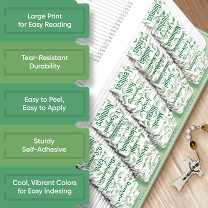 Tab & Verse – Light Green Branches Bible Tabs