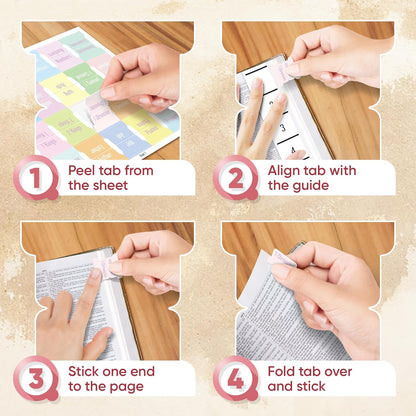 Tab & Verse – Pastels Solid Color Bible Tabs
