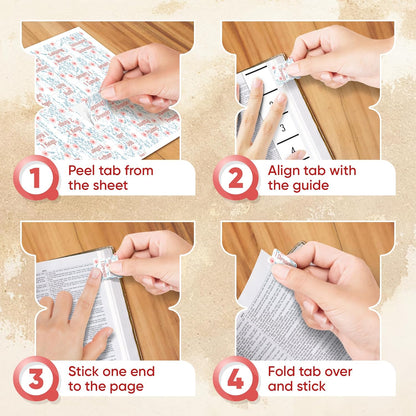 Tab & Verse – Rosy Pink Flowers Bible Tabs
