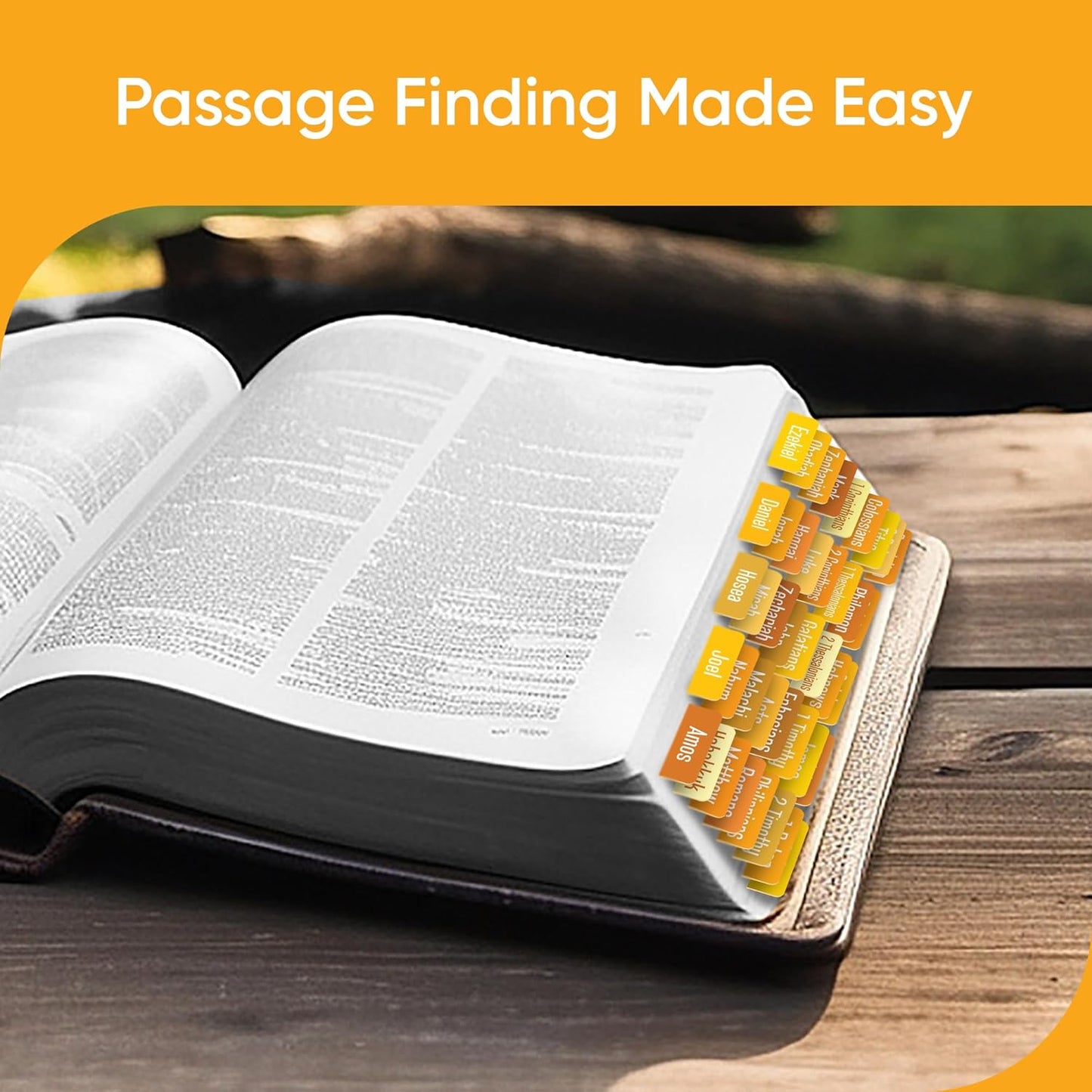 Tab & Verse – Honey Solid Color Bible Tabs