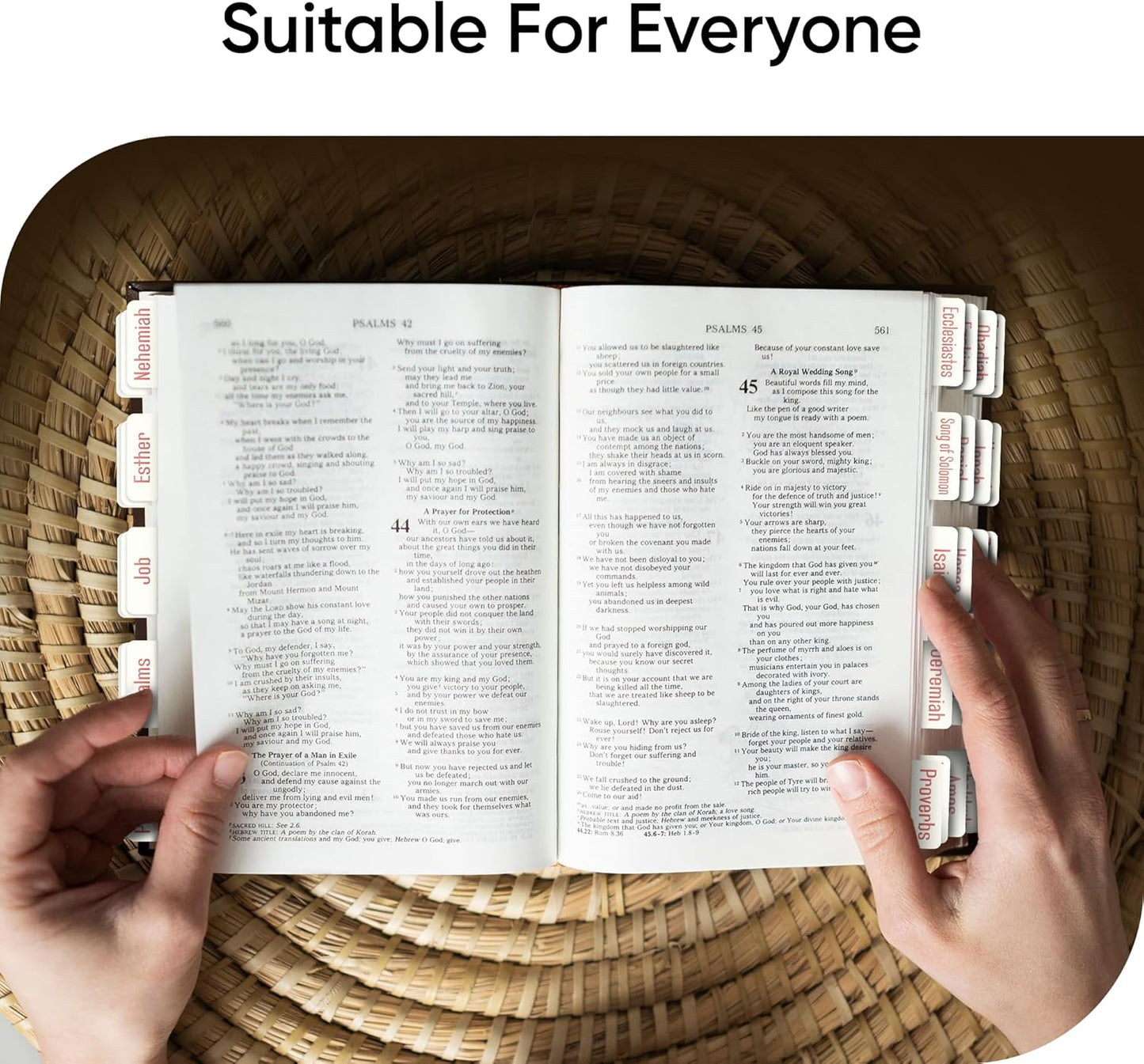 Tab & Verse – Ivory Solid Color Bible Tabs