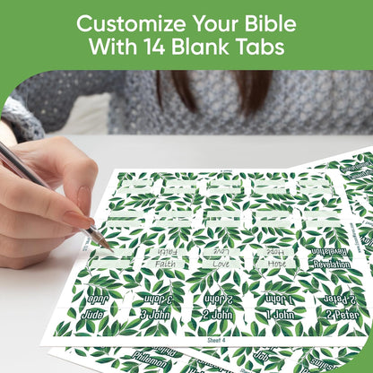 Tab & Verse – Deep Green Leaves Bible Tabs
