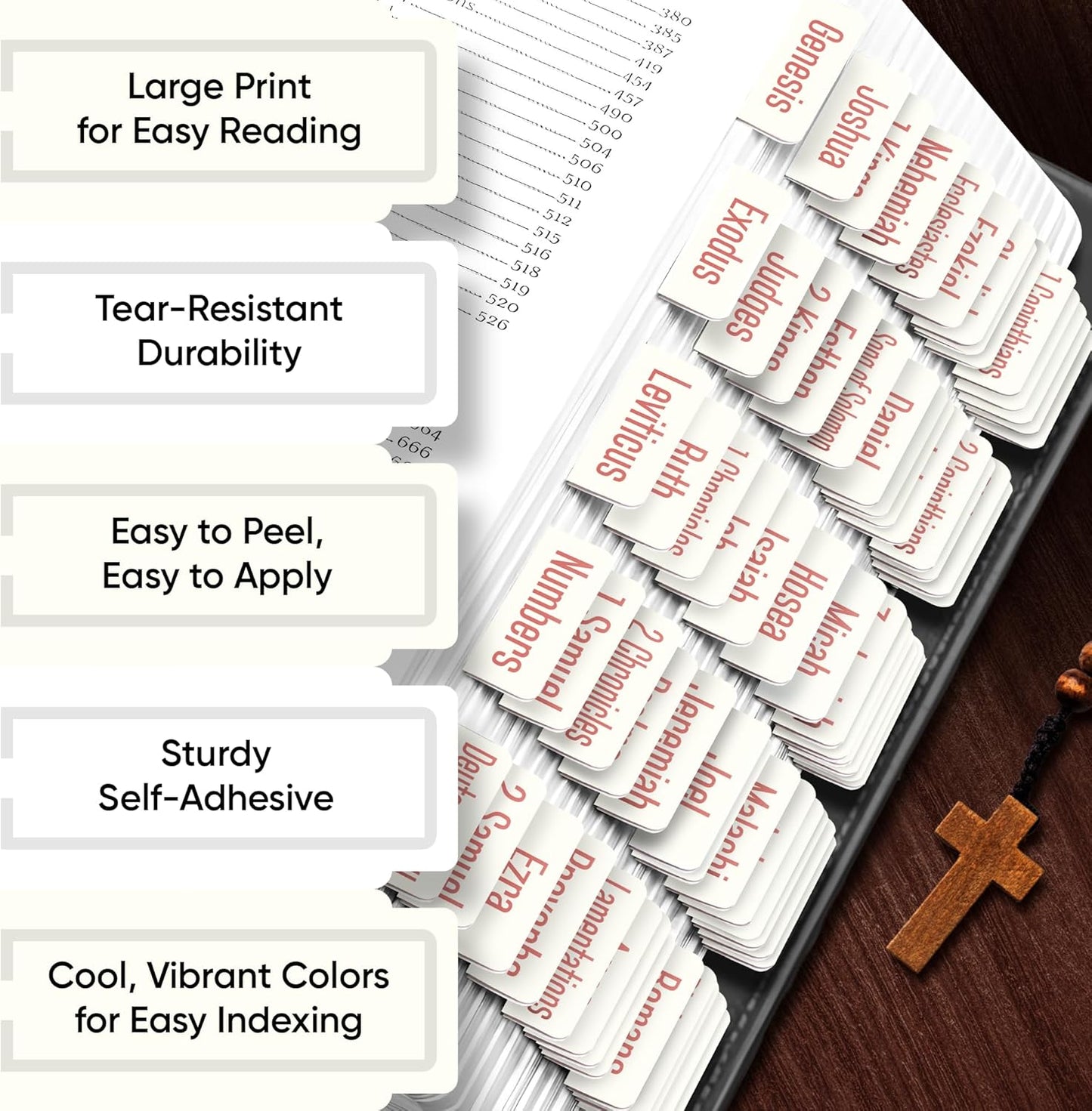 Tab & Verse – Ivory Solid Color Bible Tabs