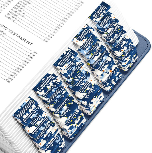 Tab & Verse – Blue & White Flowers Bible Tabs